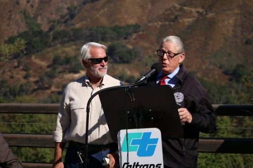 17030 2017 - 6th PCB Ribbon Cutting Speaker Senator Monning recognizes GSB President Riccitiello
