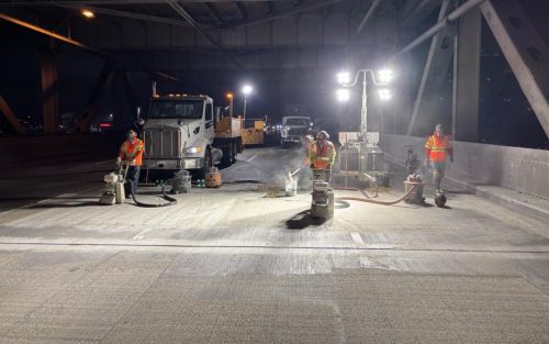 2 25-040 Concrete Scarifiers and Planer for tape removal at L27