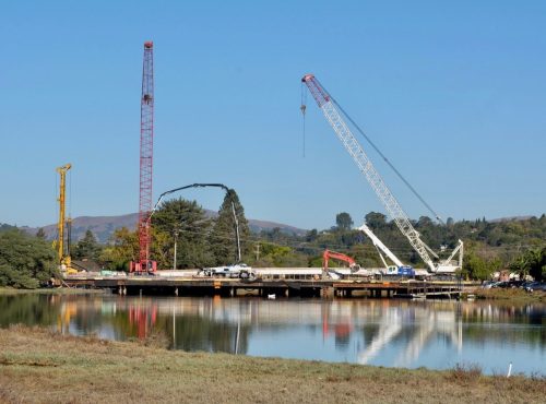 Bon Air - trestle and pile placement